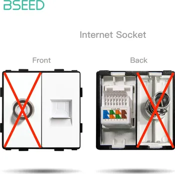 Elektrická zásuvka BSEED Modulární Spínač a Zásuvka MODUL: CAT 5