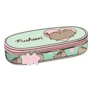 Dětské zboží Piórnik saszetka z wewnętrzną klapką Pusheen mint
