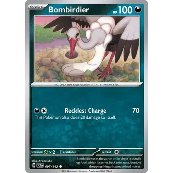 Karetní hra Bombirdier 097/142 - Stellar Crown Typ karty: Reverse Holo