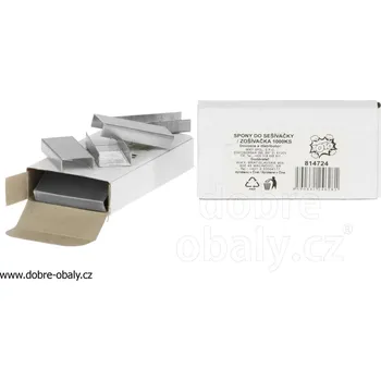 Spona do sešívačky Sponky / drátky do sešívačky 24/6, 1000ks