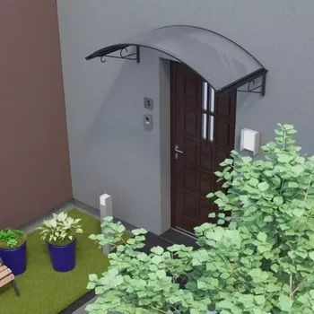 Stříška nad vchodové dveře LG2793 Stříška nad dveře LANITPLAST ALBA 140/80 ANTRACIT