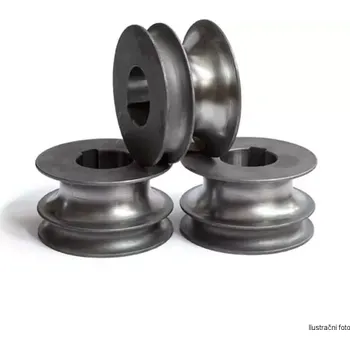 dílenský stroj 1080441 Sada tří kladek na ocelové trubky do průměru 40mm a kulatinu do 8mm BOW + DOPRAVA ZDARMA!