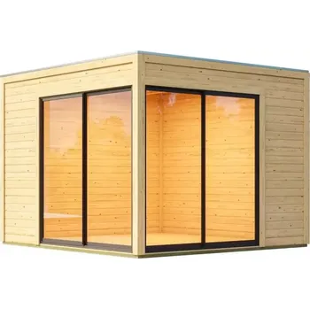 Zahradní domek LG3425 Dřevěný domek KARIBU DICE 3 (92790) natur