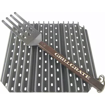 Zahradní gril WBGEL Grilovací rošt 46 cm s grilovací obracečkou GRILLGRATE pro Kamado