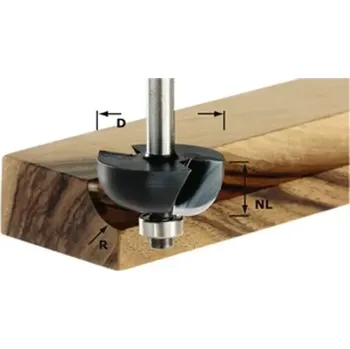 Příslušenství k frézce 491018 Vykružovací fréza HW FESTOOL HW S8 D25,5/R6,35 KL