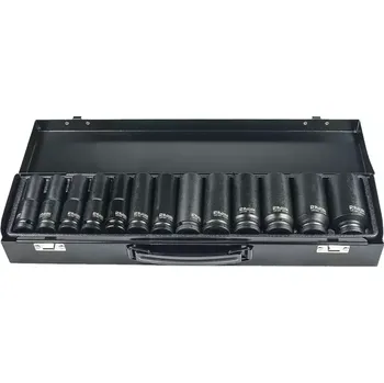 Gola sada PC4028 Sada průmyslových prodloužených dvanáctihranných hlavic 1/2", 13 dílů RICHMANN