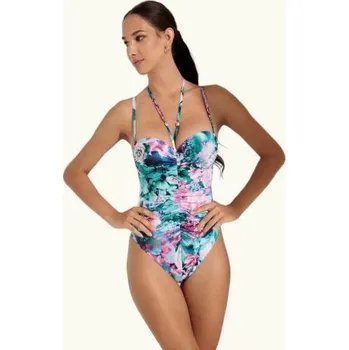 Dámské plavky Dámské jednodílné plavky Lisca JAPAN 43530 vzorované 80D