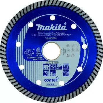 Řezný kotouč B-12996 Kotouč řezný diamantový Comet Turbo 125x22,23mm Makita