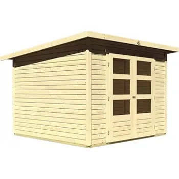 Zahradní domek LG1707 Dřevěný domek KARIBU STOCKACH 4 (82980) natur