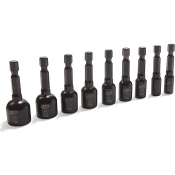 Nářadí na motocykly magnetické nástavce 1/4 sada 9 kusů, MOTION PRO - USA 57-8590