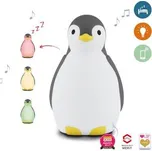 Zazu Tučňák PAM šedý - sleeptrainer s bezdrátovým reproduktorem