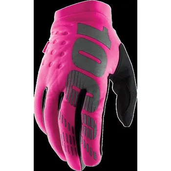 Moto rukavice 100% RUKAVICE WM BRISK PK/BK (11016-263-10) (Barva: Black| Pink, Velikost: L) 11016-263-10
