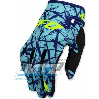 Moto rukavice Rukavice motokros UFO ELEMENT Sky - modré - velikost L (Velikost: M) UF4401-03-L