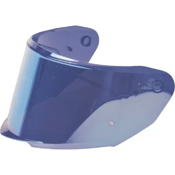 Helma na motorku plexi pro přilby Integral GT 2.0/2.1 s přípravou pro Pinlock, CASSIDA (modré chromové) NEMÁ