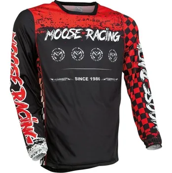 Moto dres MOOSE RACING SOFT-GOODS DRES M1 RD/BK (2910-6870) (Velikost: L) 2910-6870