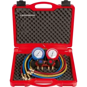 Příslušenství pro klimatizaci 170601 Sada montážní pomůcky 4cestná I pro chladiva R22, R134A, R407C ROTHENBERGER STANDARD + DÁREK ZDARMA!