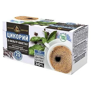 Káva Cikorka v nálevových sáčcích 25×2g Eremeevskoje