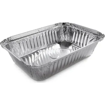 Jednorázové nádobí VIBAL Hliníková miska jednodílná, 928ml, 214x149x43mm