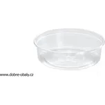 Miska plastová kulatá 125 ml čirá PP - Miska plastová kulatá 125