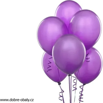 Balónek Nafukovací balónky FIALOVÉ, 10 ks