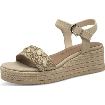 Dámské sandále DÁMSKÉ SANDÁLY TAMARIS 1-28059-44 400 BÉŽOVÁ Barva: BÉŽOVÁ, Velikost: 39