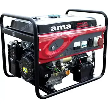 Elektrocentrála 89425 Elektrocentrála 6,5 kVA, benzin, 220/380 V - 3 fáze A.M.A. S.P.A.