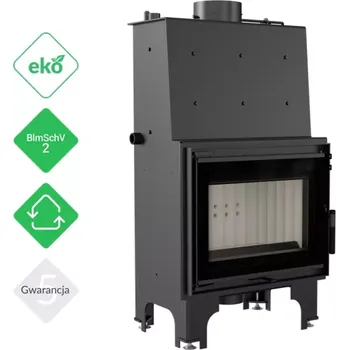 Krbová vložka 428308 Krbová vložka s dvojitým prosklením a s výměníkem černá KRATKI AQUARIO M12 + DÁREK ZDARMA!