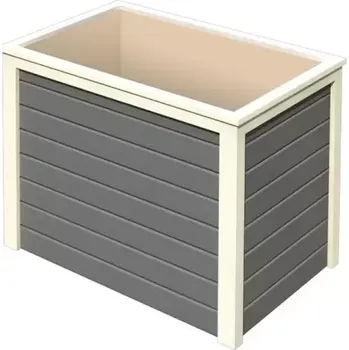 Vyvýšený záhon LG1984 Vyvýšený záhon KARIBU HOCHBEET 190 (73089) terragrau