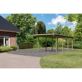 Zahradní domek LG1878 Carport KARIBU ECO 2A 62029