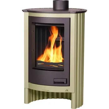 Krbová kamna HSF41-011 Krbová kamna MASTERFLAMME Piccolo I, olivová Flamingo