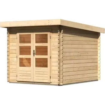 CDATA[Podrobnosti o produktu LG2954 Dřevěný domek KARIBU KERKO 3 plus přístavek 240 cm včetně zadní stěny (9185) natur…
v 2 obchodech
![Zahradní stavba LG2836 Dřevěný domek KARIBU BASTRUP 4 (73286) natur