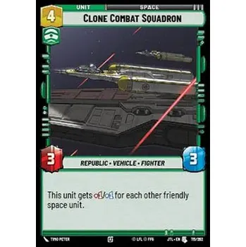 Sběratelská karetní hra Clone Combat Squadron 115/202 - Jump to Lightspeed Typ karty: Standard