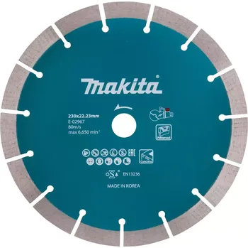 Řezný kotouč E-02967 Kotouč řezný diamantový beton 230x2,4x22,23mm pro aku stroje Makita