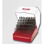 RU205223 Sada vrtáků HSS DIN 338 1,0-10,0mm 91 dílů RUKO