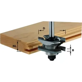 Příslušenství k frézce 490645 Fréza na profil drážky HW FESTOOL HW S8 D46 x D12-NT