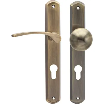 Dveřní kování Interiérová klika dveřní LAURA kování COBRA bronz česaný