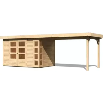 CDATA[Podrobnosti o produktu LG2968 Dřevěný domek KARIBU KERKO 4 plus přístavek 240 cm (82940) natur LG2968 Vnější rozměr…
v 2 obchodech
![Zahradní stavba LG2975 Dřevěný domek KARIBU KERKO 4 + přístavek 280 cm (82944) natur