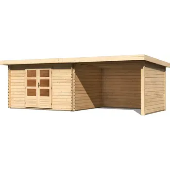 CDATA[Podrobnosti o produktu LG3016 Dřevěný domek KARIBU BASTRUP 4 plus přístavek 400 cm včetně zadní a boční stěny…
v 2 obchodech
![Zahradní domek LG3027 Dřevěný domek KARIBU BASTRUP 7 + přístavek 300 cm včetně zadní a boční stěny (73334) natur