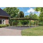 LG1880 Dvojitý carport KARIBU ECO 2A 62041