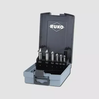 Vrták RU102790RO Sada kuželových záhlubníků ULTIMATECUT 6 dílů 6,3-20,5 mm RUKO