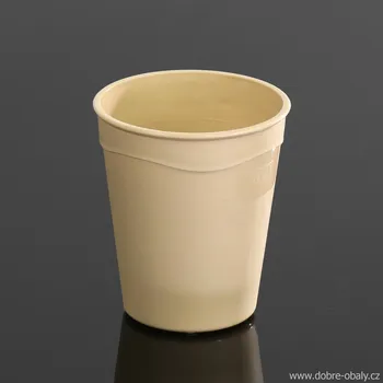 Jednorázové nádobí Vratný EXTRA pevný kelímek na kávu 0,2 l PP hnědý - Vratný EXTRA