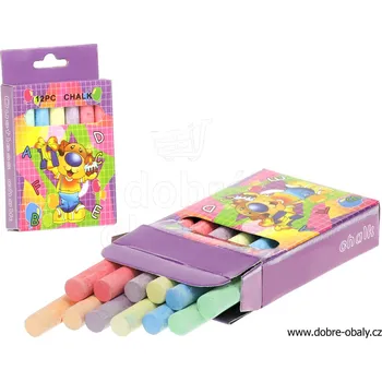 Křídy barevné 12 ks