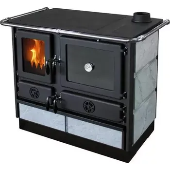 Sporák na tuhá paliva 4121692 Sporák na tuhá paliva s výměníkem mastek pravý MBS THERMO MAGNUM PLUS