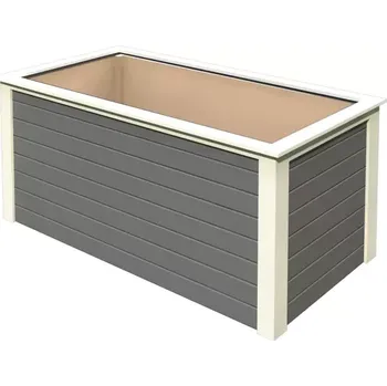 Vyvýšený záhon LG1997 Vyvýšený záhon KARIBU HOCHBEET 281 (83327) terragrau