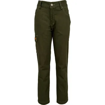 Pánské džíny Hubertus - Frischling strečové džíny dětské Oliv Zelená 146/152