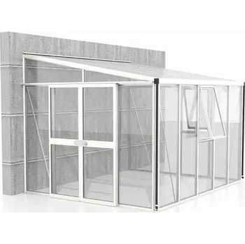 Skleník LG3835 Skleník VITAVIA ATHENA 8600 sklo 3 mm + PC 10 mm bílý