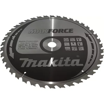 Pilový kotouč B-32281 Kotouč pilový dřevo MAKFORCE 355x3x30mm 40Z Makita