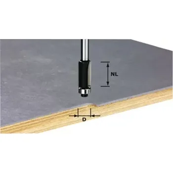 Příslušenství k frézce 491027 Lícovací fréza HW FESTOOL HW S8 D12,7/NL25