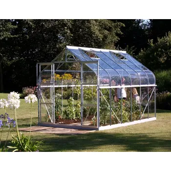 Skleník LG4232 Skleník VITAVIA DIANA 9900 čiré sklo 3 mm stříbrný