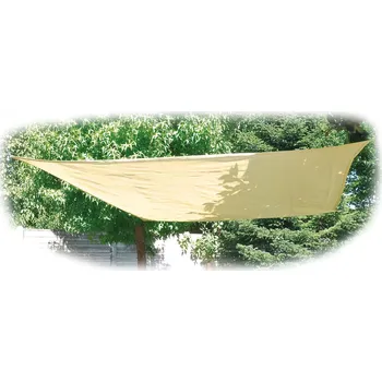 Stínicí technika 21V005892 Stínící tkanina čtverec 3,6 x 3,6 m VERDEMAX Béžová 5892